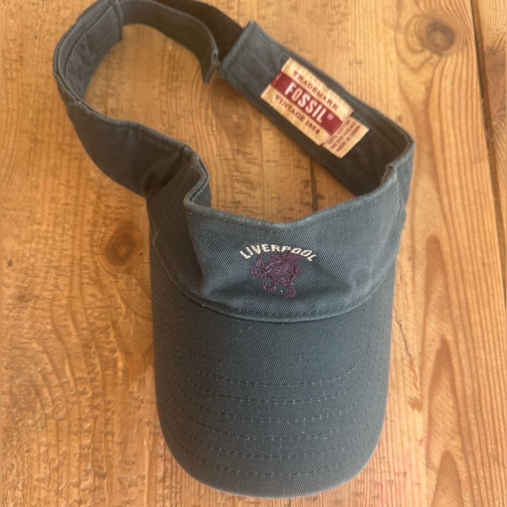 Fossil Dark Blue Liverpool Visor Hat